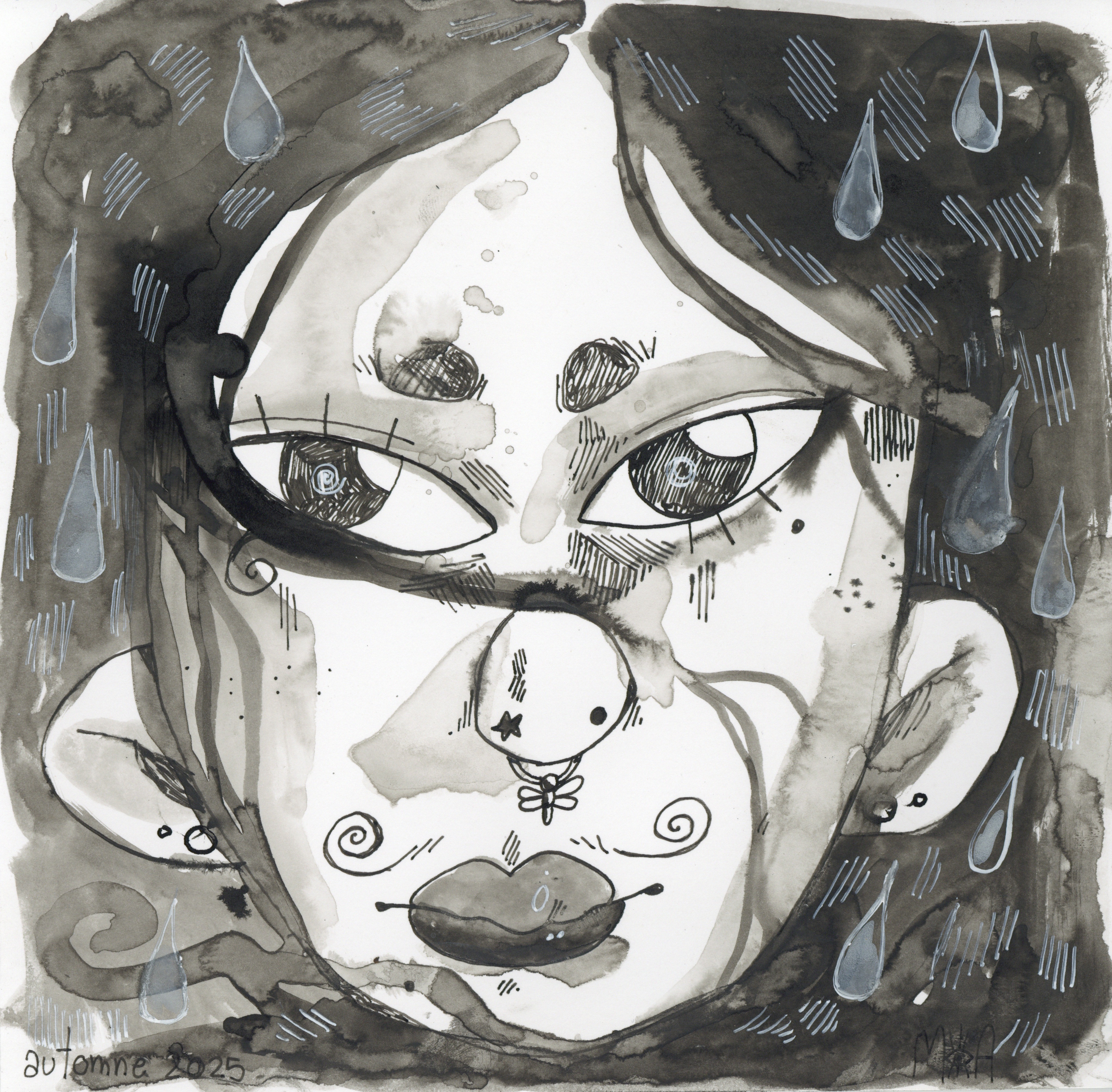 cry face — illustration by Maya Babeanu